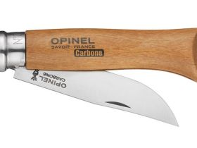 Нож складной Opinel №8 VRN Carbon Tradition, сталь AFNOR XC90 Carbon Steel, рукоять бук, 113080