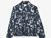 Мужская водоотталкивающая ветровка Lacoste с принтом