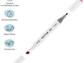 Набор маркеров для скетчинга MESHU 6 цв, розовые цвета