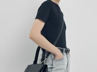 Укороченная футболка, Черный