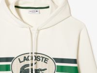 Мужское худи Lacoste свободного кроя из хлопка