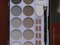 Набор прессованной пастели nuance., Tablette chromatique, серые оттенки, 10 цв., с инструментами