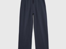 Трикотажные прямые брюки, Синий