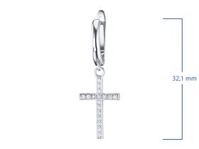 Серьги из серебра э0612сг02210102