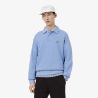 Мужская толстовка Lacoste с воротником-поло из хлопка