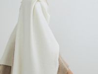 Вязаный шарф, Бежевый