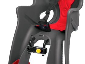 Детское велокресло Bellelli Rabbit B-Fix (серебристый)