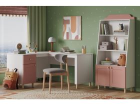 Письменный стол Велди 150x140 Розовый