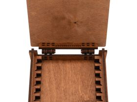 Деревянная шкатулка для хранения 6 брусков, 150 мм