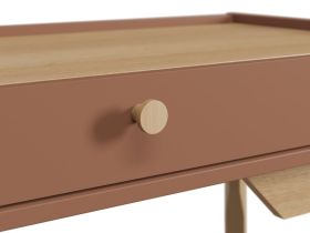 Консоль Торвалль 90x40 Терракотовый/Натуральный