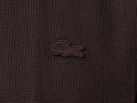 Мужская хлопковая рубашка Lacoste свободного кроя