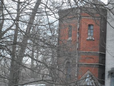 Корпус машинный с водонапорной башней