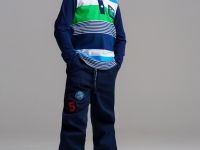 Брюки текстильные утепленные флисом для мальчиков