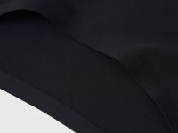 Бесшовные трусы средней посадки, Черный