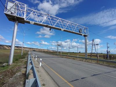 На автодороге «Умнас» закрыли объезд на месте устройства пункта весового контроля