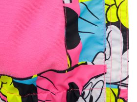 Ветровка  на флисе из мембранной ткани с принтом Disney для девочки