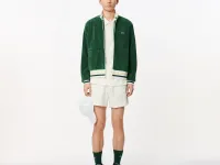 Мужское махровое поло Lacoste стандартного кроя