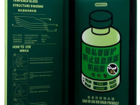 Защитное стекло Remax Privacy Tempered Glass 3D 9H для Apple iPhone 16 Pro Max/17 Pro Max цветное (черный)