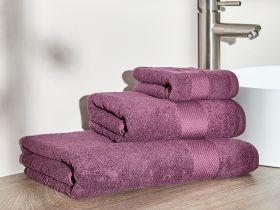Полотенце махровое Gusto, слива