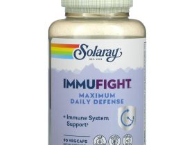 Solaray, ImmuFight, максимальная ежедневная защита, 90 VegCaps
