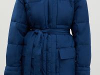 Куртка с капюшоном и поясом