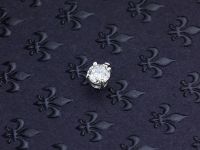 Классическая подвеска из белого золота с бриллиантом э4701пд04202858