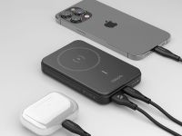 Внешний аккумулятор Deppa NRG MagSafe, 10000mAh, 15Вт черный