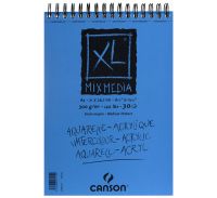 Альбом для различных техник на спирали Canson "XL Mix Media" 21х29,7 см 30 л 300 г