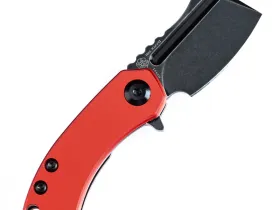 Складной нож Kansept Mini Korvid, сталь 154CM, рукоять алюминий, красный