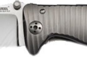 Нож складной LionSteel SR1 G, сталь Sleipner, рукоять титан