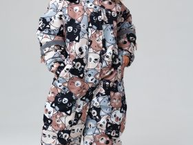 Комбинезон детский текстильный с полиуретановым покрытием для девочек