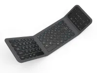 Беспроводная клавиатура WiWU Foldable Keyboard русская раскладка (складная с подставкой) (FMK-05) (серый)