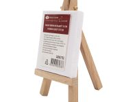 Набор мини-мольберт 12 см, мини-холст 7х7 см "Сонет"