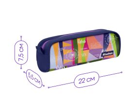 Пенал 1 отделение, 220*75*55 Berlingo "Jumble", полиэстер