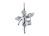 Подвеска из серебра с бриллиантом э0601пд02155000