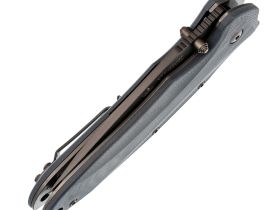 Складной нож Kizlyar Supreme Zorg, сталь D2, рукоять G10, синий