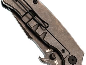Нож Barmaley Knives Seadevil, сталь D2, рукоять G10/сталь, черный, вейв