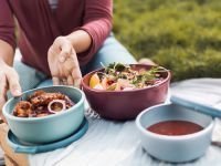 Mepal Набор контейнеров высоких, 4 предмета Nordic Black Cirqula Mepal