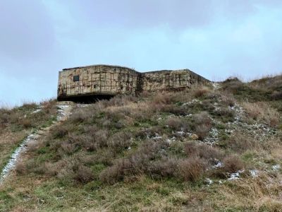 Командный пункт командира  318-й Новороссийской стрелковой  дивизии Героя Советского Союза полковника В.Ф.Гладкова