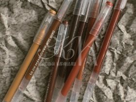 Набор ручек гелевых Languo, 0,6 мм, 9 цветов, телесные темные цвета