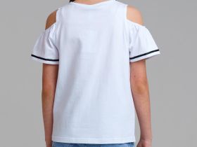 Фуфайка трикотажная для девочек (футболка)