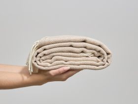 Плед Ines, бежевый