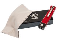 Складной нож Steelclaw "Гектор", сталь VG-10, рукоять G10, красный