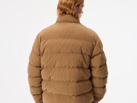 Мужская вельветовая куртка-пуховик Lacoste