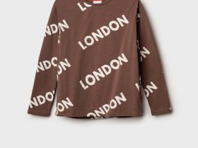 Джемпер трикотажный для девочек (футболка с длинными рукавами)