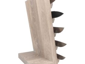 Подставка для коллекции из 5-ти ножей Woodinhome HKS0205OW, дуб