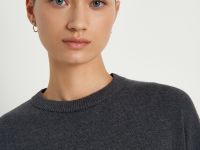 Джемпер с добавлением шерсти свободного силуэта