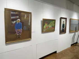 В Якутске открылась ретроспектива живописи Федора Жегусова «Человек. Время. Память»
