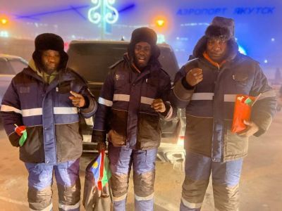 В Якутск на турнир приехали боксеры из Намибии