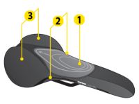 Седло комфортное Topeak Free_RX (черный)